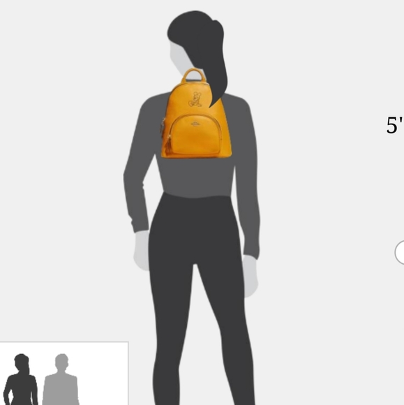 Disney x Coach Carrie Backpack 23 with Mickey Mouse used 1 time no flaws… - Picture 5 of 8